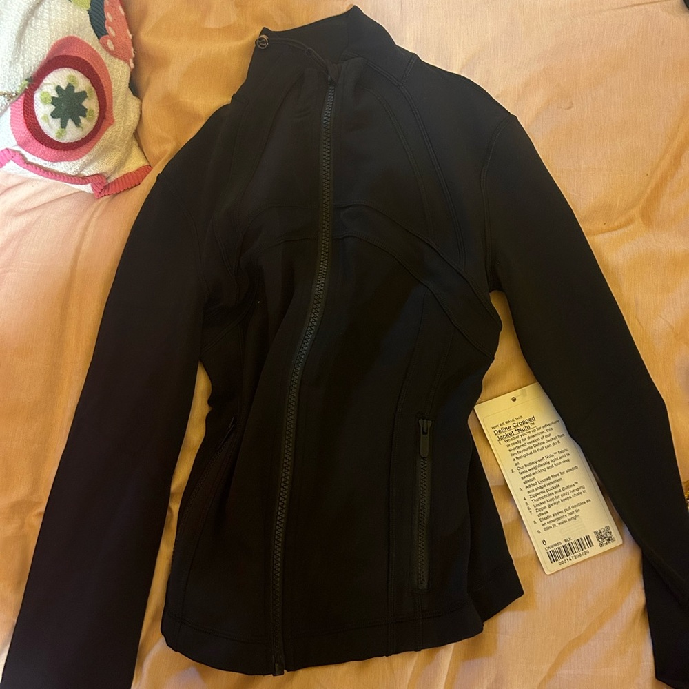 lululemon define cropped jacket nulu